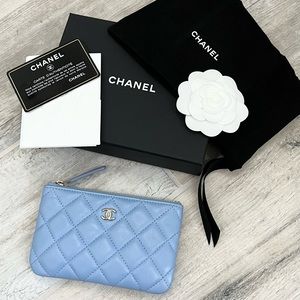 Chanel Light Blue Mini O Case - image 1